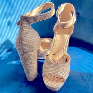 Jessica Simpson Pisila Block Heels size 8